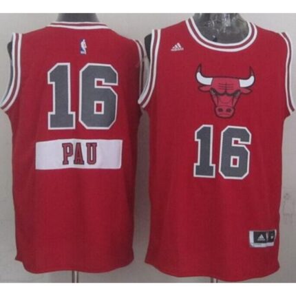 Bulls #16 Pau Gasol Red 2014-15 Christmas Day Stitched NBA Jersey