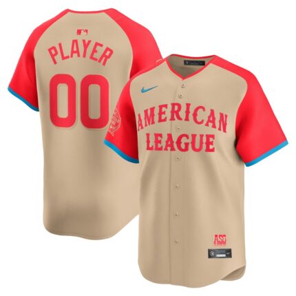 Men's American League  Nike Cream 2024 MLB All-Star Game Limited Pick-A-Player Jersey