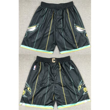 Men's Charlotte Hornets 2022/23 Black City Edition Shorts (Run Small)