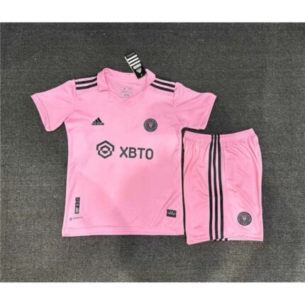 Men's Inter Miami CF Blank Pink Soccer Jersey Suit