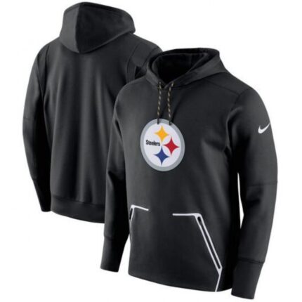 Men's Nike Pittsburgh Steelers Black Champ Drive Vapor Speed Pullover Hoodie