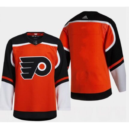 Men's Philadelphia Flyers Blank 2021 Orange Reverse Retro Stitched Jersey