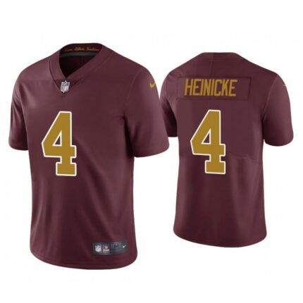 Men's Washington Football Team #4 Taylor Heinicke Red Vapor Untouchable Limited Stitched Jersey