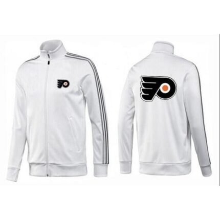 NHL Philadelphia Flyers Zip Jackets White-1