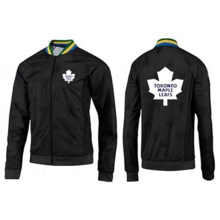 NHL Toronto Maple Leafs Zip Jackets Black-3