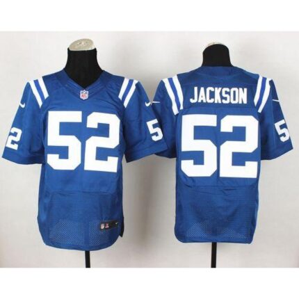 Nike Colts #52 D'Qwell Jackson Royal Blue Team Color Men's Stitched NFL Elite Jersey
