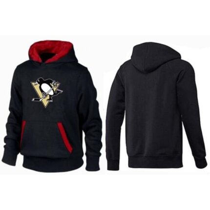 Pittsburgh Penguins Pullover Hoodie Black & Red
