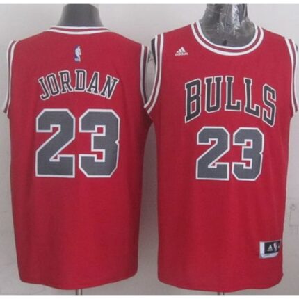 Revolution 30 Bulls #23 Michael Jordan Red Stitched NBA Jersey