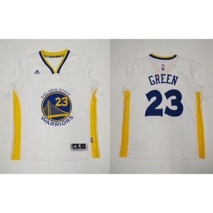 Revolution 30 Warriors #23 Draymond Green White Alternate Stitched NBA Jersey