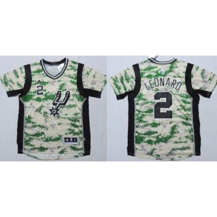Spurs #2 Kawhi Leonard Camo Pride Stitched NBA Jersey