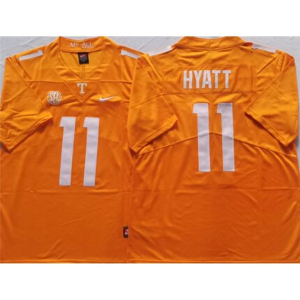 Tennessee Volunteers #11 HYATT Orange Stitched Jersey