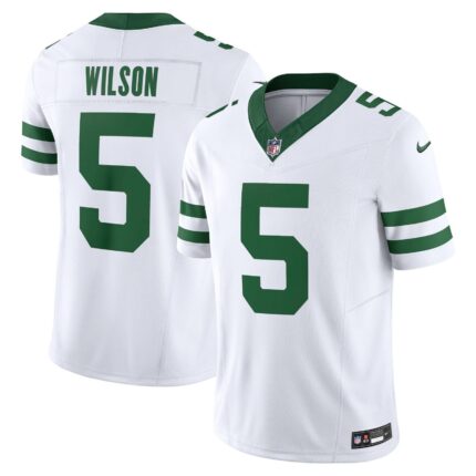 Garrett Wilson New York Jets Nike Vapor F.U.S.E. Limited Jersey - Legacy White