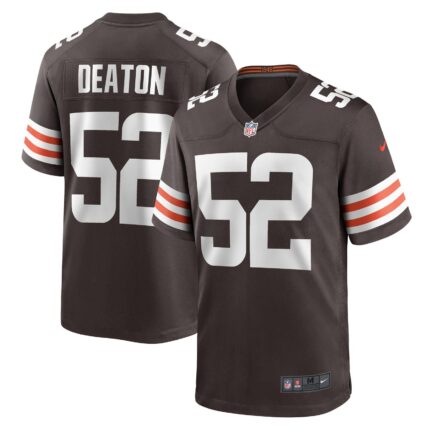 Dawson Deaton Cleveland Browns Nike Game Jersey - Brown