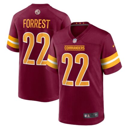 Darrick Forrest Washington Commanders Nike Game Jersey - Burgundy