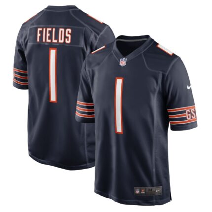 Justin Fields Chicago Bears Nike Game Jersey - Navy