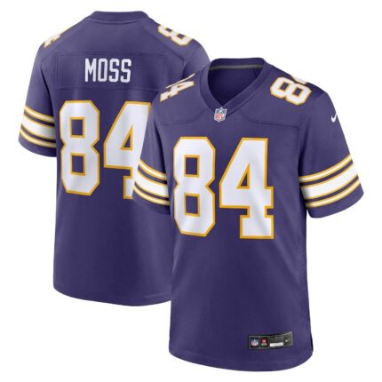 Randy Moss Minnesota Vikings Nike Classic Retired Game Jersey - Purple
