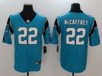 Men's Carolina Panthers Christian McCaffrey Jersey-Blue