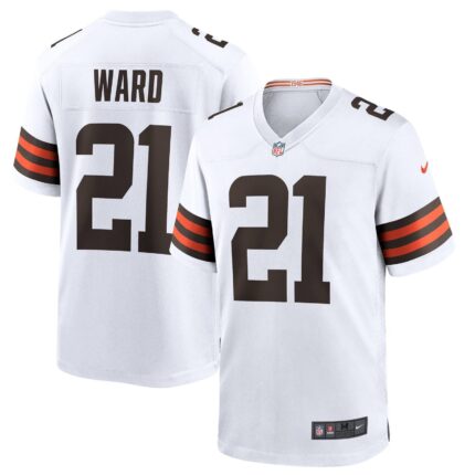 Denzel Ward Cleveland Browns Nike Game Jersey - White