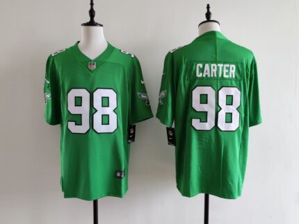 Men's Philadelphia Eagles Jalen Carter Nike Jersey-green