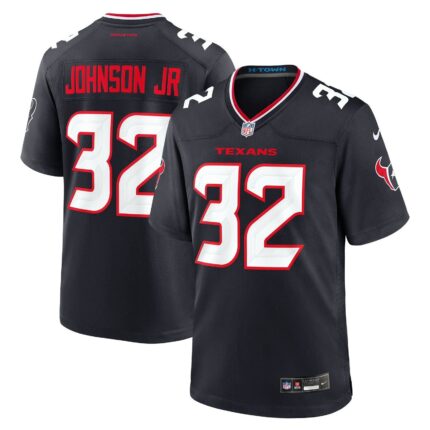 Lonnie Johnson Jr. Houston Texans Nike Team Game Jersey - Navy