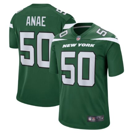Bradlee Anae New York Jets Nike Game Jersey - Gotham Green
