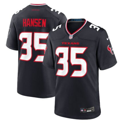 Jake Hansen Houston Texans Nike Team Game Jersey - Navy