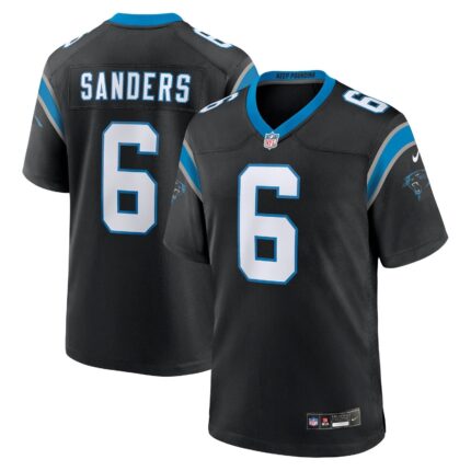 Miles Sanders Carolina Panthers Nike Game Jersey - Black