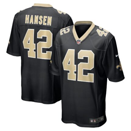 Chase Hansen New Orleans Saints Nike Game Jersey - Black