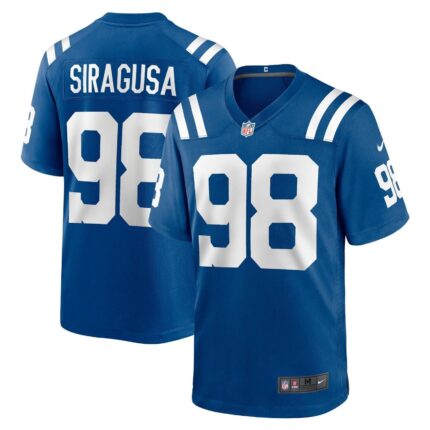 Tony Siragusa Indianapolis Colts Nike Game Retired Jersey - Royal