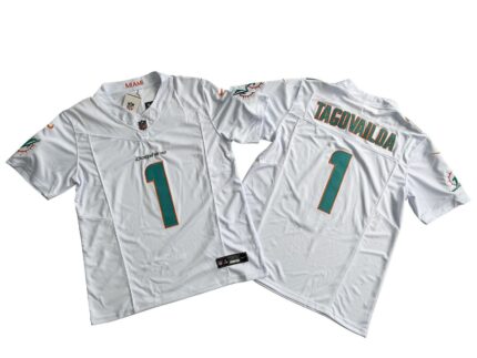 Miami Dolphins 1# Tua Tagovailoa Nike Vapor F.U.S.E. Limited Jersey