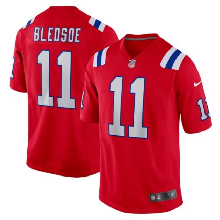 Drew Bledsoe New England Patriots Nike Retired Alternate Game Jersey - Red