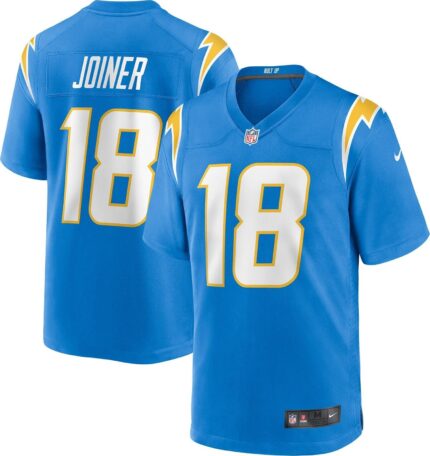 Charlie Joiner Los Angeles Chargers Nike Game Retired Jersey - Powder Blue