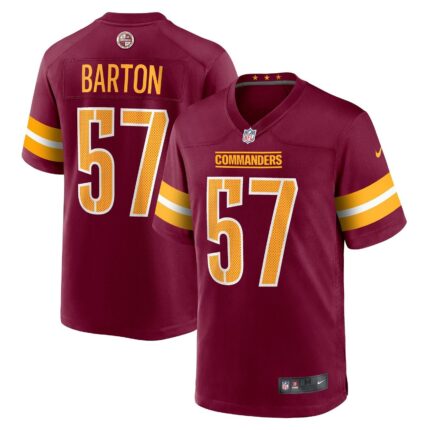 Cody Barton Washington Commanders Nike Game Jersey - Burgundy