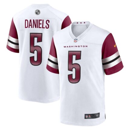 Jayden Daniels Washington Commanders Nike Game Jersey - White