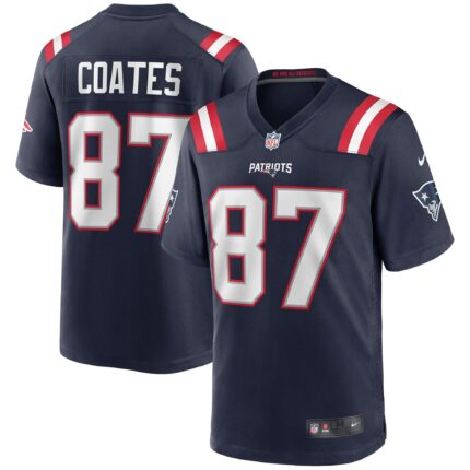 Ben Coates New England Patriots Nike Game Retired Jersey - Navy