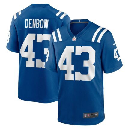 Trevor Denbow Indianapolis Colts Nike Game Jersey - Royal