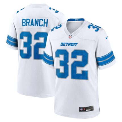 Brian Branch Detroit Lions Nike White Game Jersey - White
