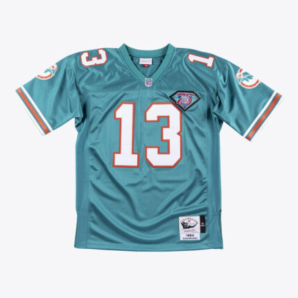 Men's Dan Marino Aqua Miami Dolphins 1994 Jersey