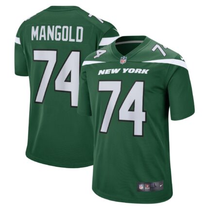 Nick Mangold New York Jets Nike Retired Jersey - Gotham Green