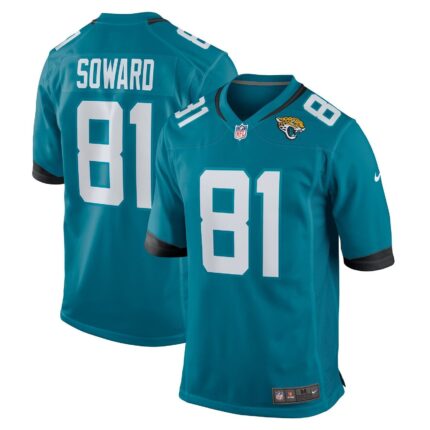 R. Jay Soward Jacksonville Jaguars Nike Retired Team Game Jersey - Teal