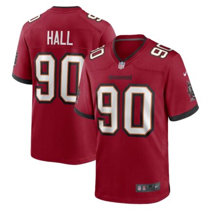 Logan Hall Tampa Bay Buccaneers Nike Game Jersey - Red