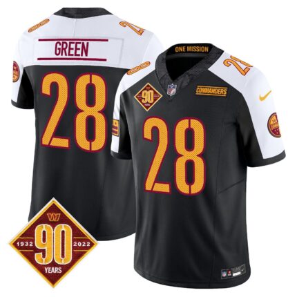 Menu2019s Washington Commanders 90th Anniversary Vapor Limited Jersey V4 u2013 All Stitched